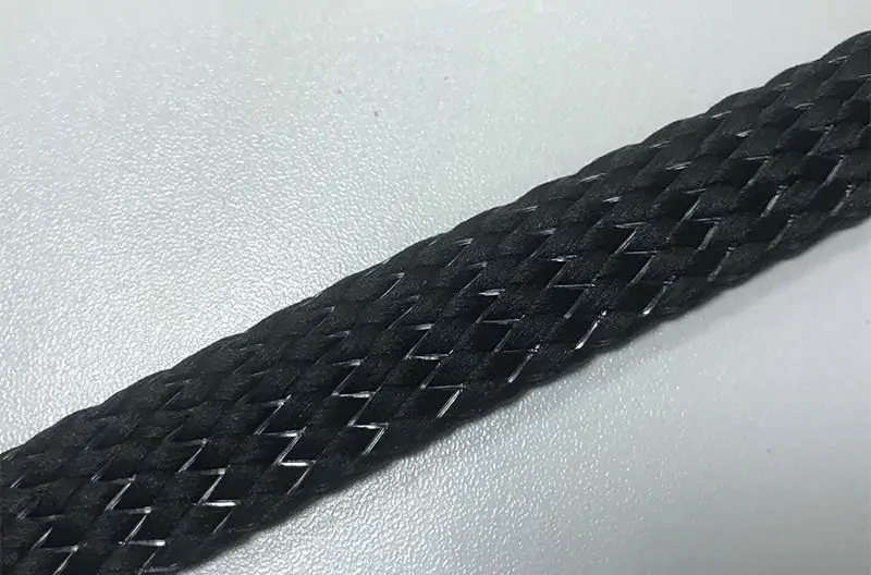 Noise Reduction Expandable PET Braided Sleeve